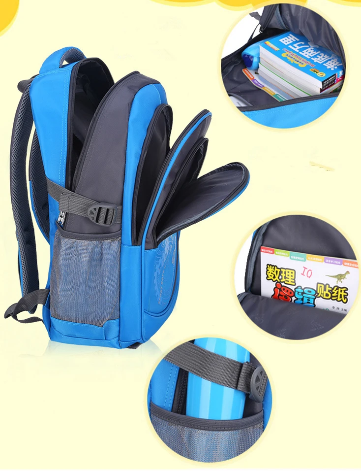 High Quality children school Backpacks For Teenager Girls Boys Schoolbag Kids book Bag Polyester School Bags mochila infantil