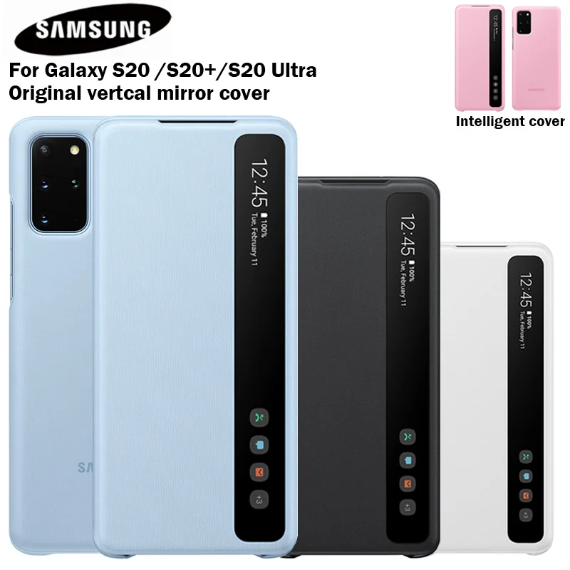 Samsung Mirror Clear S-View умный чехол для телефона Galaxy S20 + ультра 5G флип-чехол | Мобильные