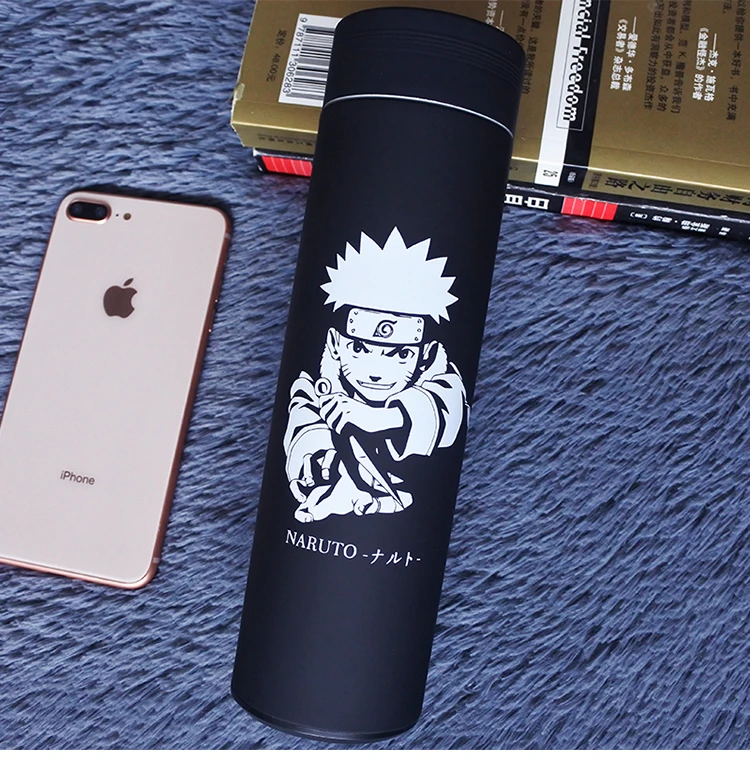 B Oussirro NARUTO NINJAR тема японские Мультяшные, из нержавеющей стали термос чашка оригинальность портативный бутылка для воды - Цвет: B