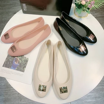 

Melissa Summer Adulto Jelly Shoes Doll Metal Women Jelly Sandals 2020 Fashion New Women Melissa Sandals Female Bow Lady Shoes
