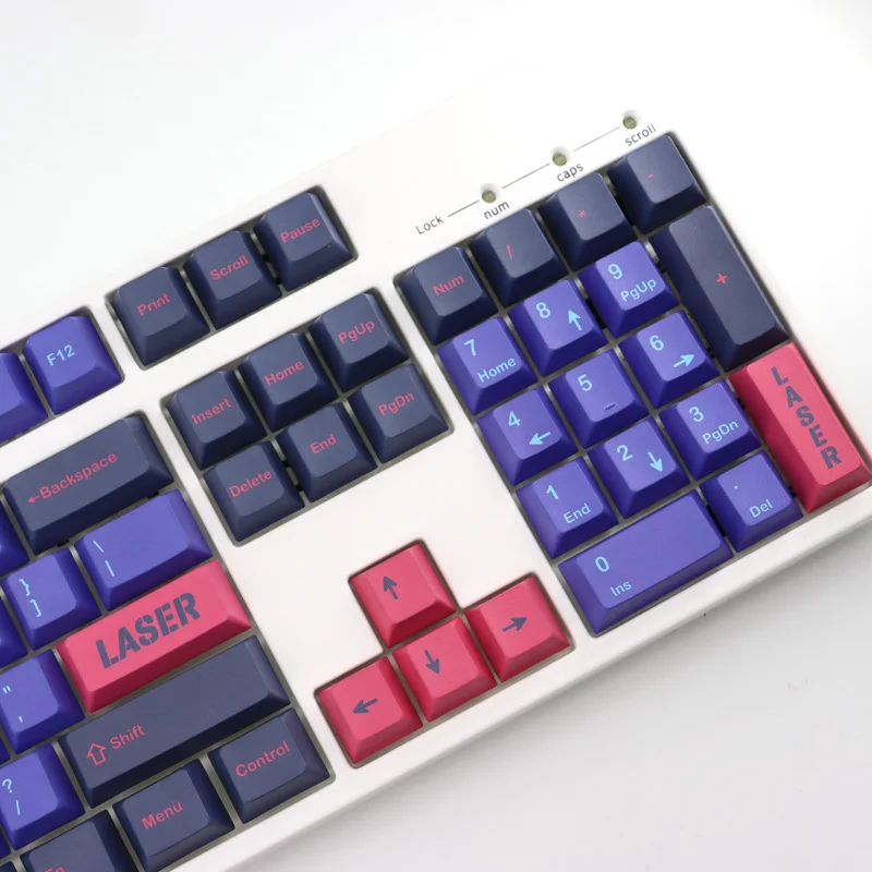 Chaves Gmk Laser Keycaps Pbt Cinco-face Sublimação Teclado Mecânico Keycap Cereja Perfil para mx Switch 132 - Imagem 2