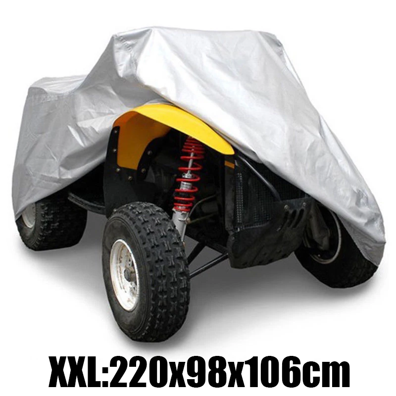 Чехол для велосипеда серебряный квадроцикл 4 колесный скутер XXL 190T Quad Замена