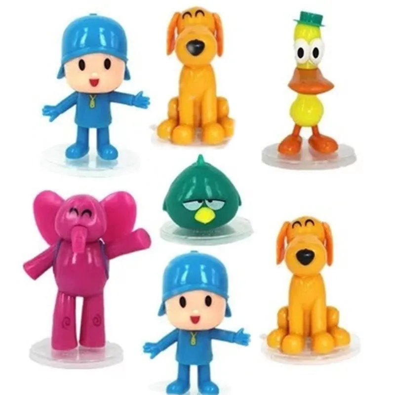 5 шт./компл. Новый Pocoyo Zinkia pvc Моделя с хорошим спросом игрушка предметы мебели