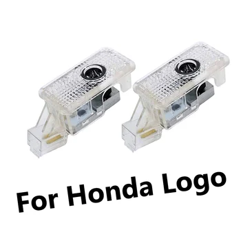 

1-20 Pair Car Door LED Logo Light Laser Projector Ghost Shadow Welcome Lamp For Honda Civic Insight Emblem Insignia Accessories