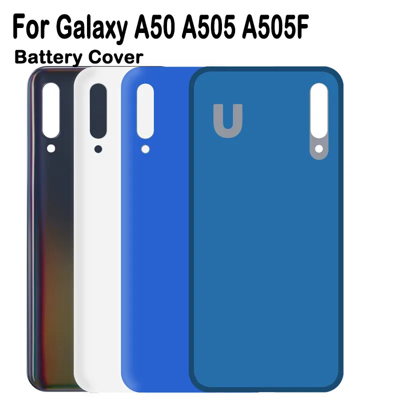 Для samsung Galaxy A50 A505 A505F задняя крышка батарейного отсека задняя крышка корпуса запасная панель