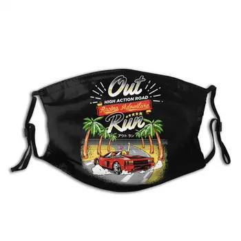 

Old School Arcade Gaming Out Rund Stylish Dustproof Reusable Face Mouth Mask With PM2.5 Filters
