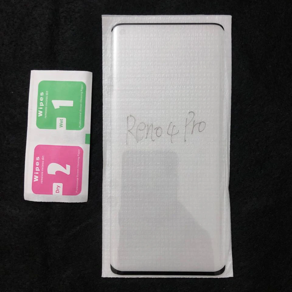 50Pcs/Lot 3D Curved Edge Screen Protector Glass For OPPO 4 Pro Find X2pro Tempered Glass For oppo 3Pro Full Cover Protector Film