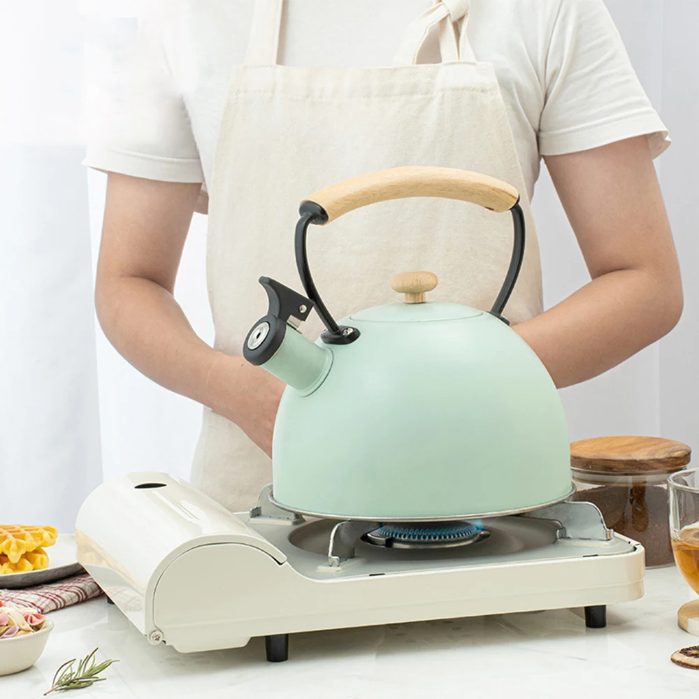 Stainless Steel Water &tea Kettle Whistling Teapot For Induction