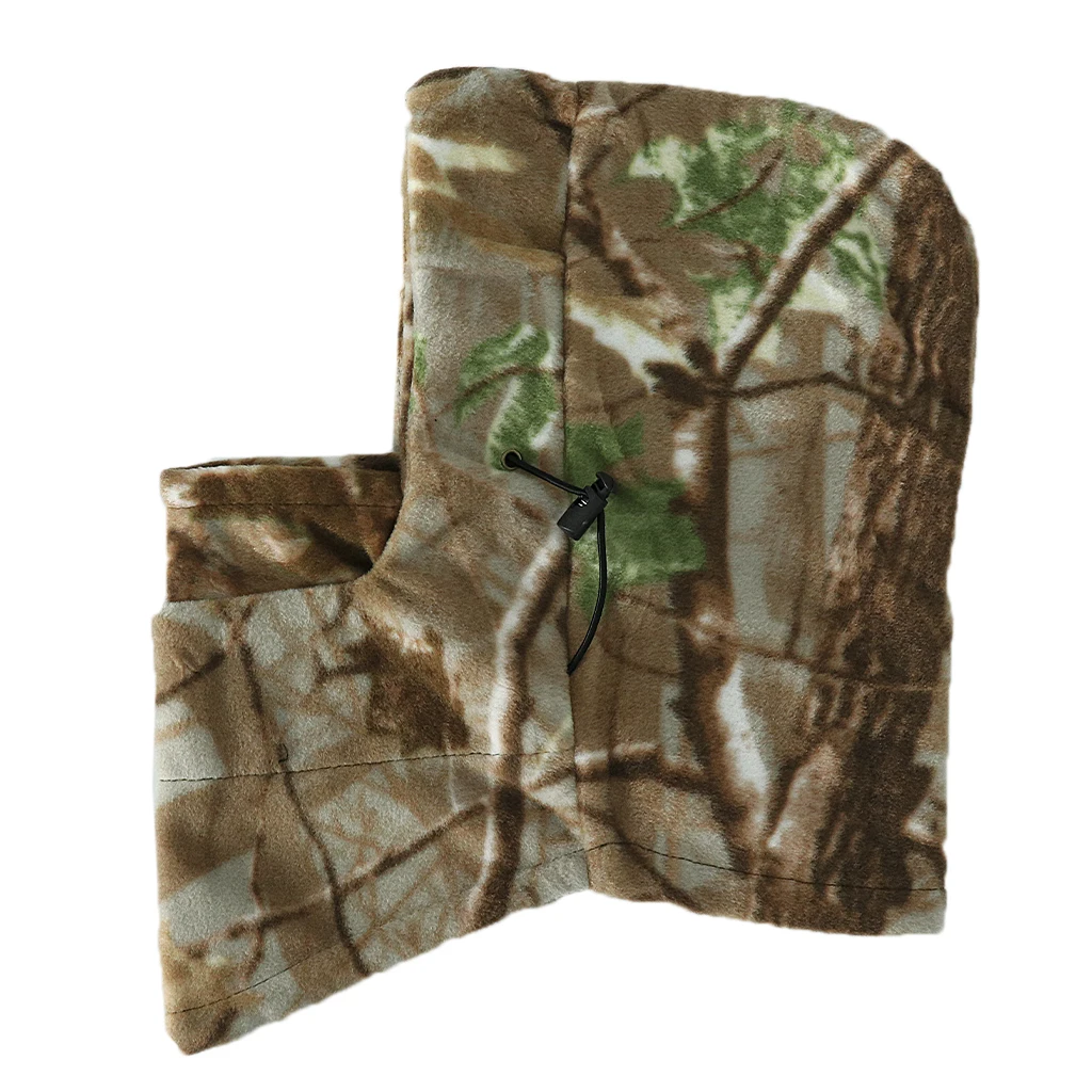 Camouflage Windproof Warm Winter Sports Ski Cycling Fleece Balaclava Hat Cap Neck Hood Face Mask Winter Sports Face Mask