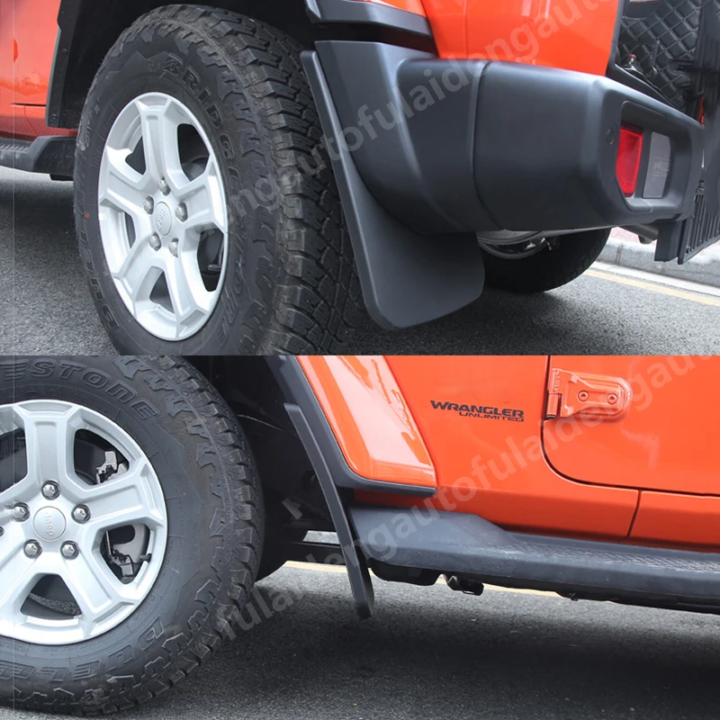 Для Jeep Wrangler JL- Брызговики ограничители Брызговики литые Брызговики украшение крыла автомобиля аксессуары