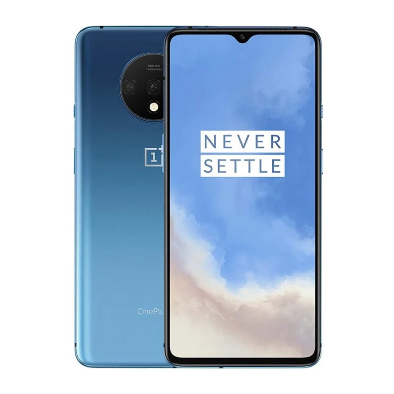 Oneplus 7T 4G мобильный телефон 8 Гб ОЗУ 256 Гб ПЗУ Snapdragon855+ 6,5" 1080x2400 20:9 полноэкранный NFC 5 ГГц Wifi Android10.0 - Цвет: 8GB 128GB Blue