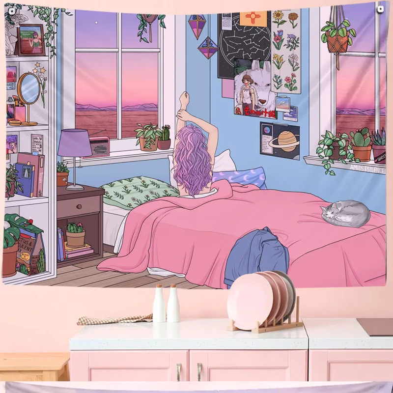 anime bedroom with gaming pc - AI Generated Artwork - NightCafe Creator-demhanvico.com.vn