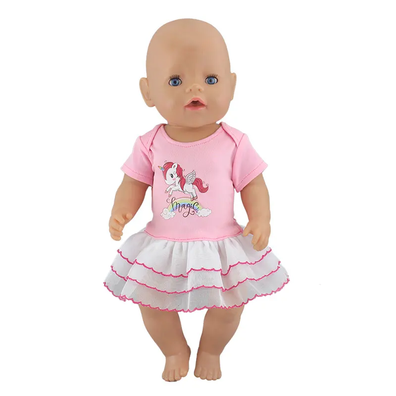 Новое красивое модное платье для 17 дюймов Reborn Baby Doll 43 см для ухода за ребенком для мам Одежда - Цвет: 06