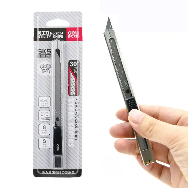 1pcs Durable Utility Knife Alloy Steel Knife For Carving Open Box Wallpaper Cutter Material Escolar Office School Stationery Aliexpress