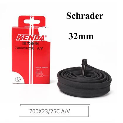 7002325AV32 1 пара велосипедная внутренняя трубка 700C 23C 25C 35C 45C Schrader Presta клапан внутренняя труба Roa велосипедные трубы шины - Цвет: 7002325AV32