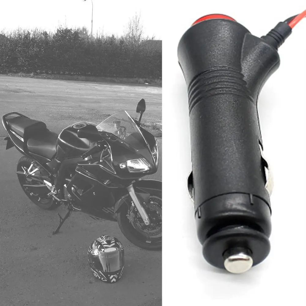 Car Cigarette Lighter Plug 12V24V Cigarette Lighter Seat Take Electrical Line With Switch With Light Power Switch