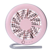 Мини электрические вентиляторы портативный персональный Вентилятор Mute кровать Usb вентилятор перезаряжаемый Вентилятор охлаждения держатель кронштейн для автомобиля(розовый