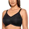 Women's Cotton Embroidered Full Coverage Support Wirefree Non-padded Mastectomy Pocket Bra Plus Size ► Photo 2/6