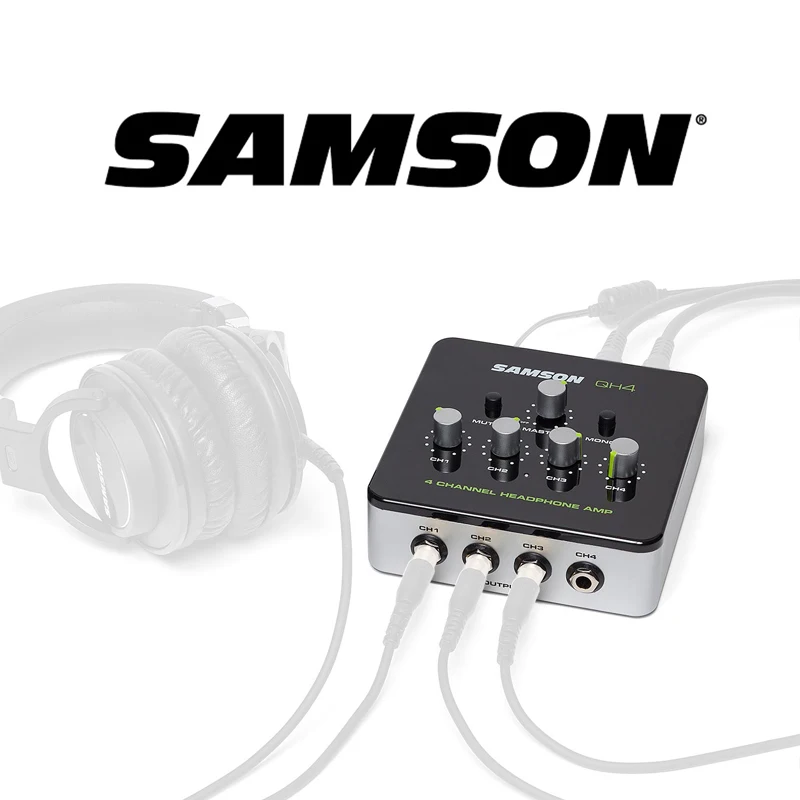 SAMSON QH4 4-CHANNEL STUDIO HEADPHONE AMP 4