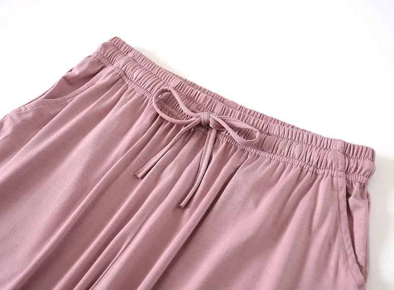 Modal Ladies Pajamas Pants Summer Nightwear Nighty Trousers Sleepwear Pyjama Bottoms Women Lounge Pant Plus Size M-XXL_ecoleips.com
