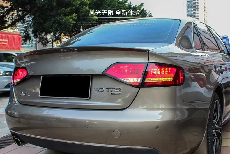 Автомобильный Стайлинг задний фонарь для Audi A4 задний светильник s 2009 2010 2011-2012 для A4 задний светильник DRL+ сигнал поворота+ тормоз+ обратный