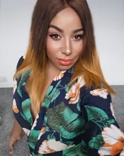 Peluca con malla Frontal de cabello humano para mujer, postizo de encaje Frontal 13x4, Color marrón y Rubio, ombré, pelo Remy brasileño de 2/27 colores