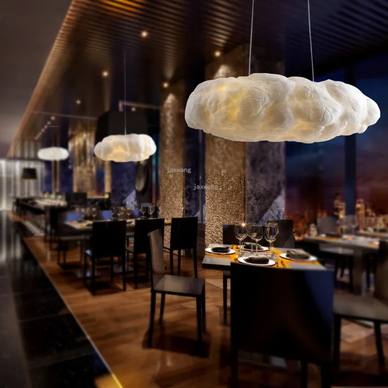 Современная светодиодная люстра Облака украшения подвесные светильники ресторан личность креативное освещение, осветительный прибор спальня домашний декор