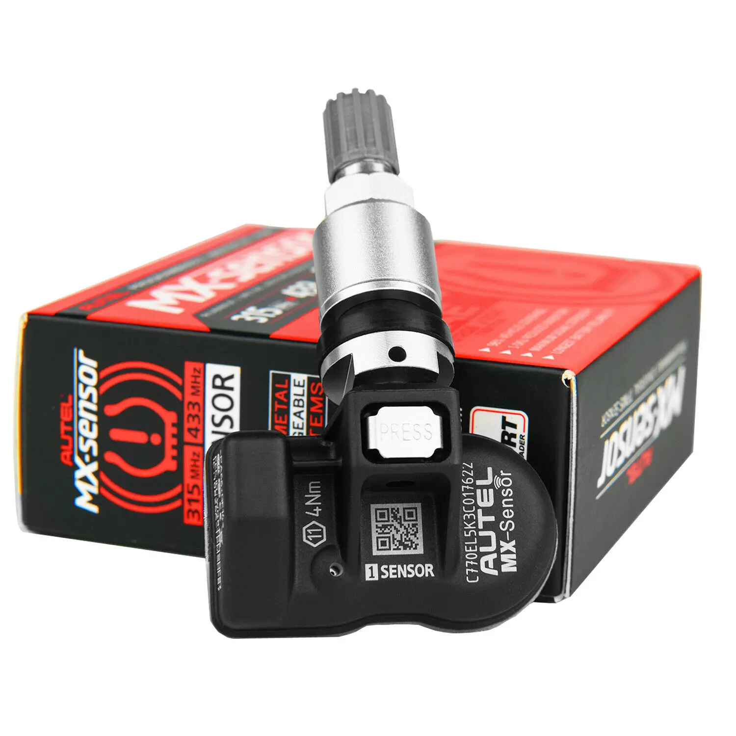 Tire Pressure Monitor Autel TPMS Sensor MX-Sensor 2 in 1 Tire Repair Tools TPMS Sensor Support Programing With TS501 TS508 Equal 433 MHZ+315MHZ