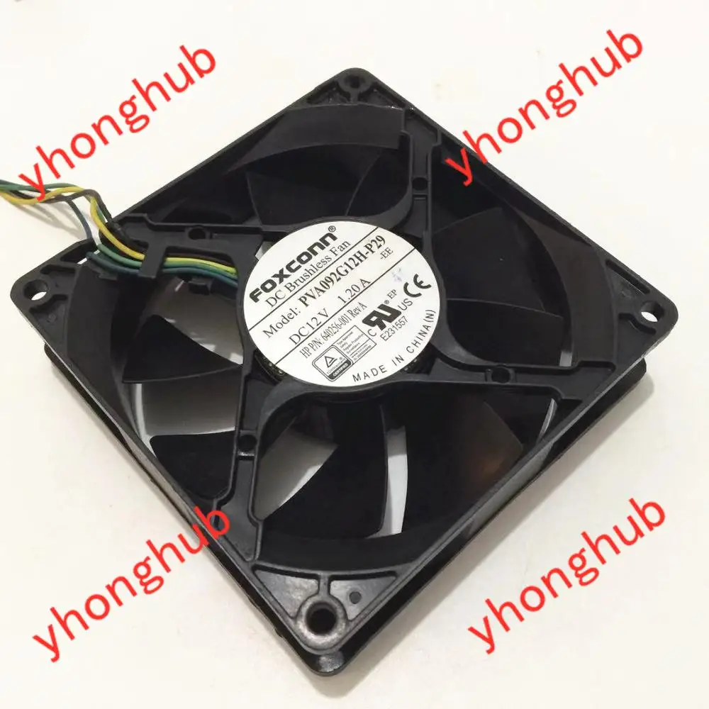 Foxconn PVA092G12H-P29 640256-001 -EE DC 12V 1.20A 90x90x25 мм вентилятор охлаждения сервера | Компьютеры и