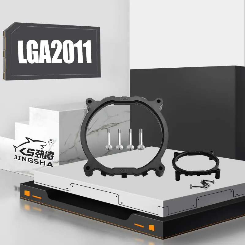 Круглый базовый кронштейн JINGSHA LGA2011 крепежный для радиатора процессора