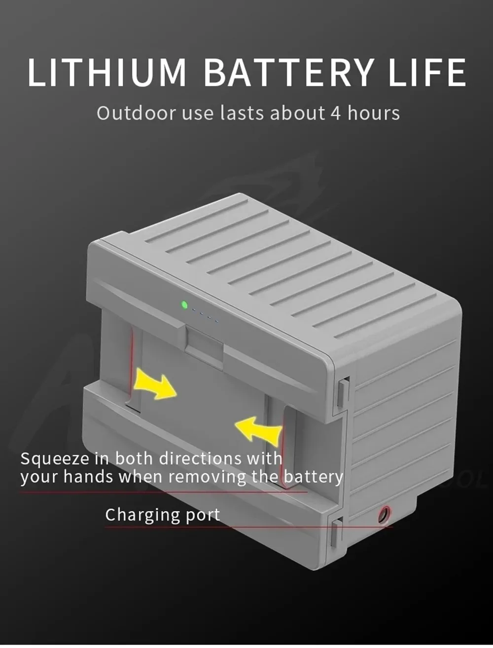 Battery Car Refrigerator Alpicool Detachable 15600mah Extral Lithium Battery Pack For Mini Fridge 15600mah DC12V cooluli classic 4 liter small mini fridge