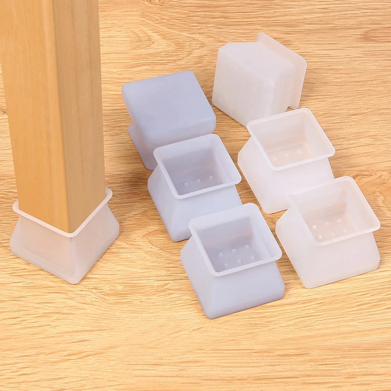 

16PCS/pcs Silicone Table Chair Leg Mat Non-slip Table Chair Leg Caps Foot Protection Bottom Cover Pads Furniture Chair Leg LX-31