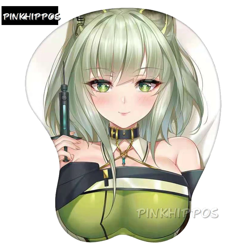 

PINKHIPPOS Anime Arknights Kal'tsit 3D Mouse Pad Gaming Wrist Rest Play Mat Gift playmat Mice mat pad