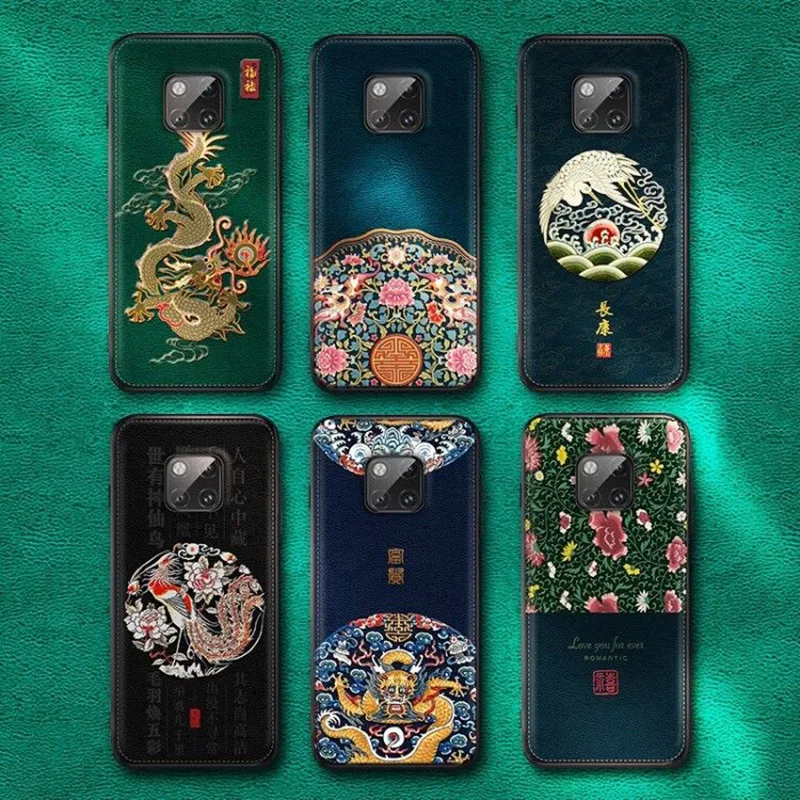 

Phone Case For Huawei Mate 20 Pro P20 P30 Pro Mate 10 20X 20 Pro Soft Luxury Leather Phone Bags Silicone Capa