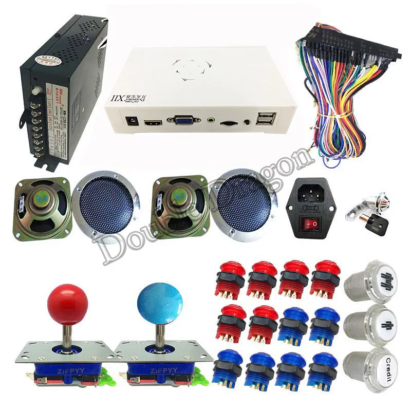 Аркадная игровая машина 3D Pandora DIY Kit 3188 в 1 для игры JAMMA board zippy джойстик HAPP Стиль Кнопка для