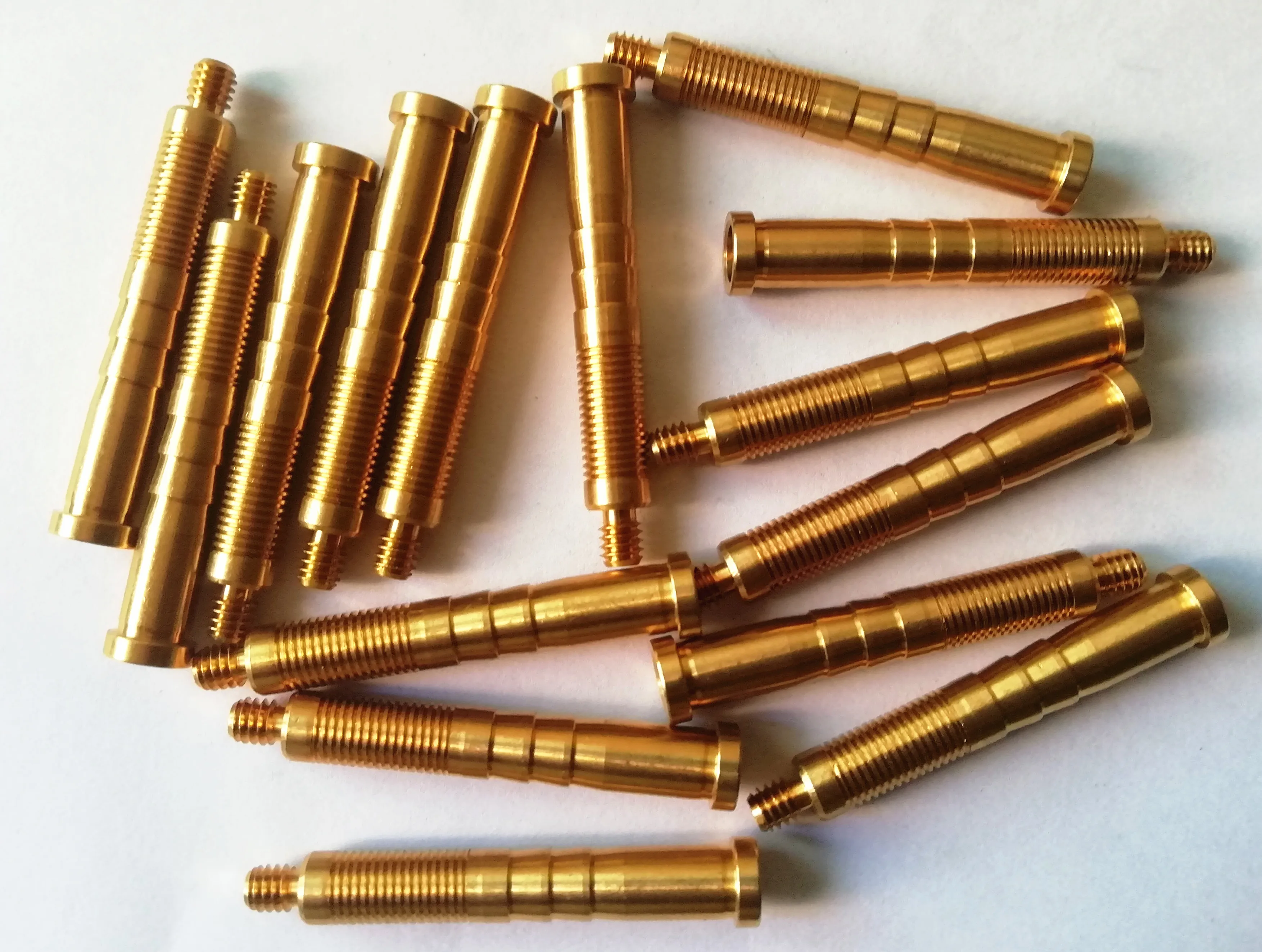 GPP Arrow Point Brass Inserts Copper Arrow .244/6.2mm,24 PK Inserts Weights 