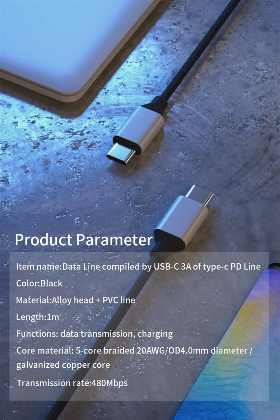 Кабель PD 5A 87W Quick Charge 4,0 QC 4,0 USB 3,1 gen1 кабель type C к USB C кабель для Macbook samsung S10 S9 Note 10 8 9