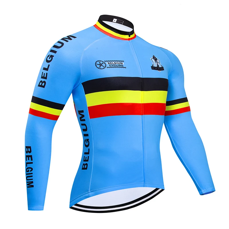 Crossrider Belgium Велоспорт Джерси 9D Bib набор MTB Форма велосипед одежда быстросохнущая велосипедная одежда мужские длинные велосипедные костюмы