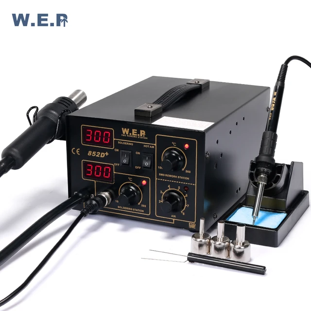 WEP 852D Diaphragm Pump Hot Air ESD Soldering Rework, 57% OFF
