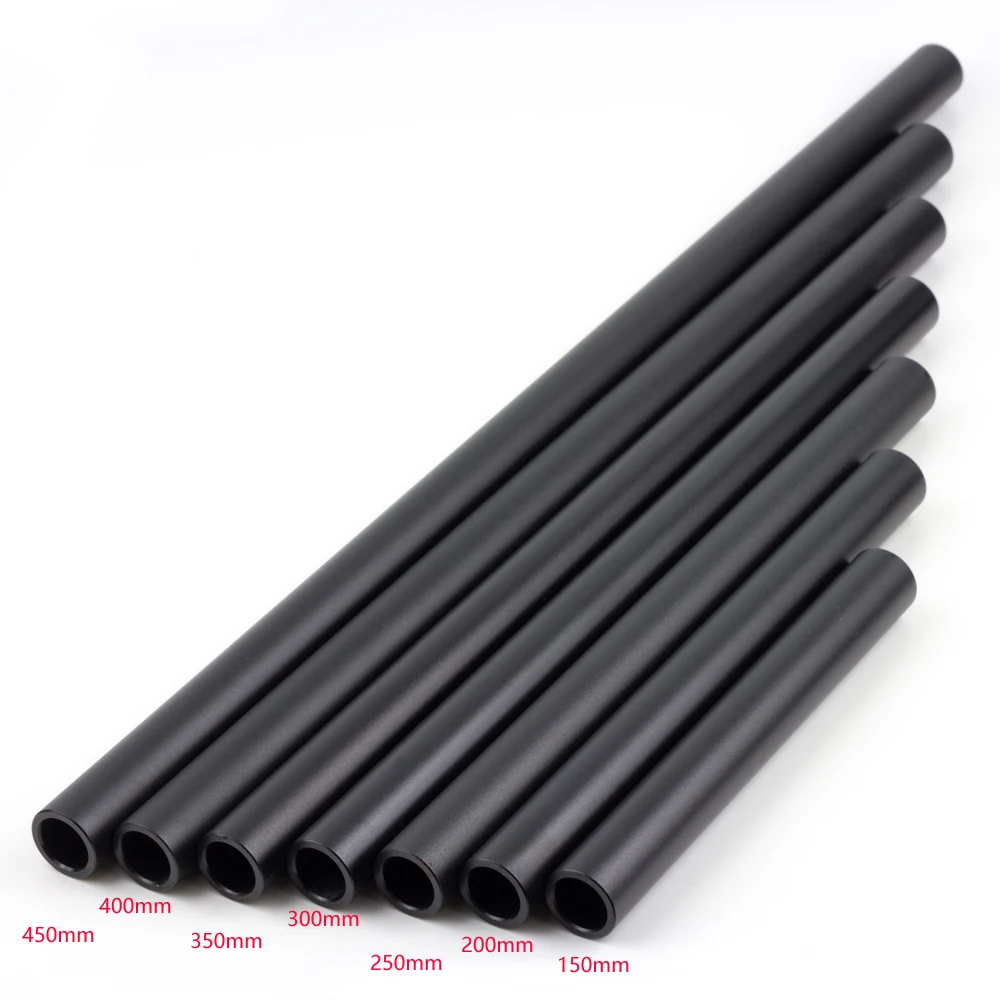 15 20 25 30 35 45Cm Alluminio Od 19Mm Asta Tubo Fr Pro Treppiede Supporto Telecamera Sistema Di Guida Rig Scatola Opaca Segui Focus Testa Fluida