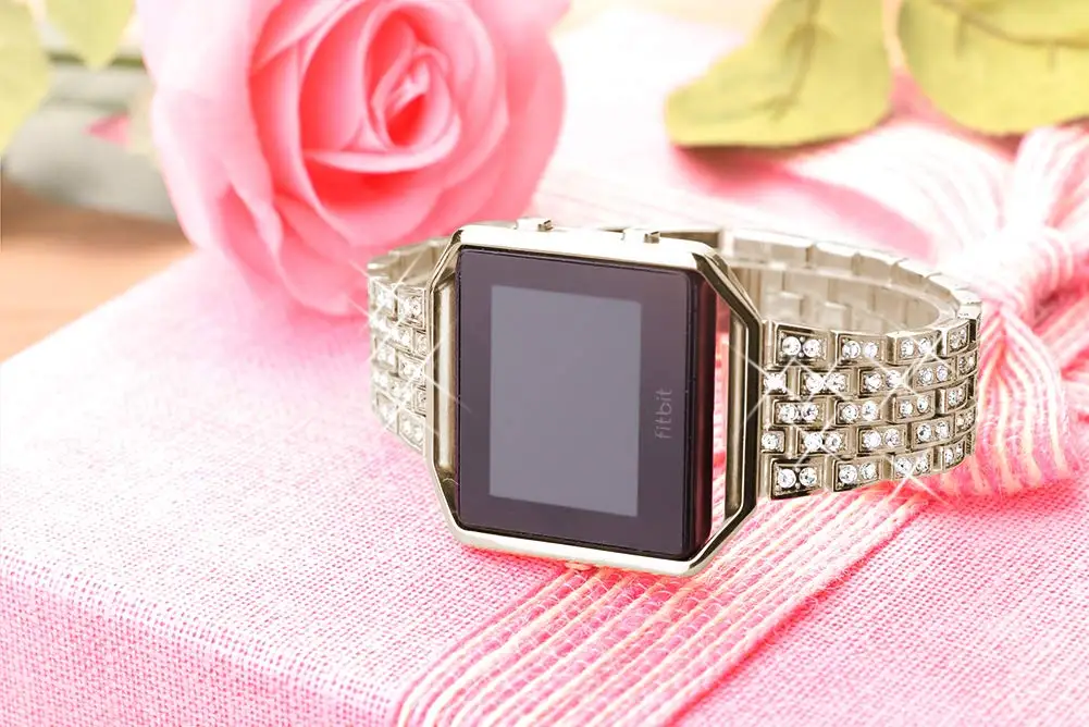 Joyozy женский браслетный ремешок для часов алмазное украшение для fitbit blaze Элегантный и стильный ремешок для часов fitbit blaze