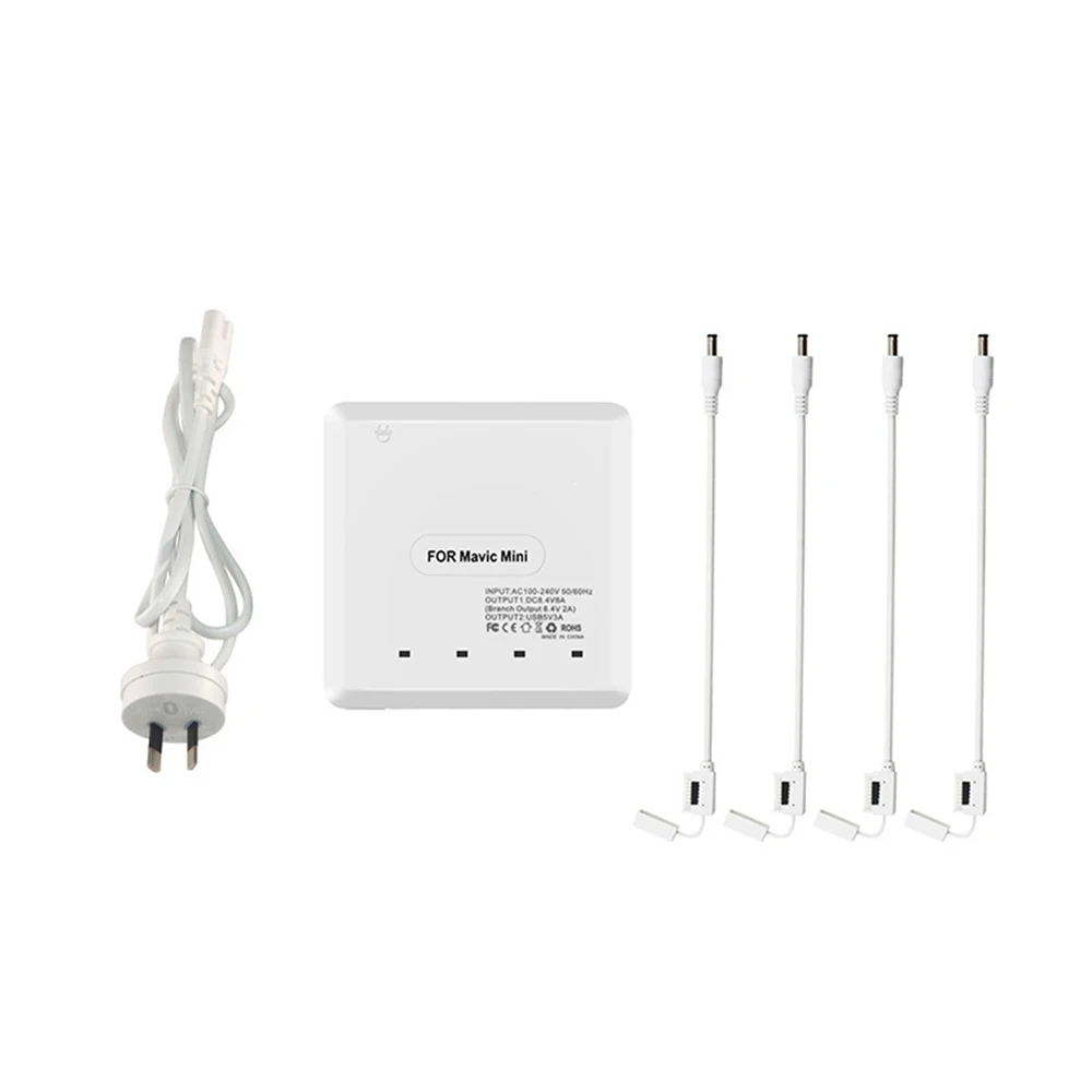 Buy JEA 4 USB Ports Mini Battery Charger Charging Hub for DJI Mavic Mini Drone Batteries US/UK/AU/EU Plug Charger 