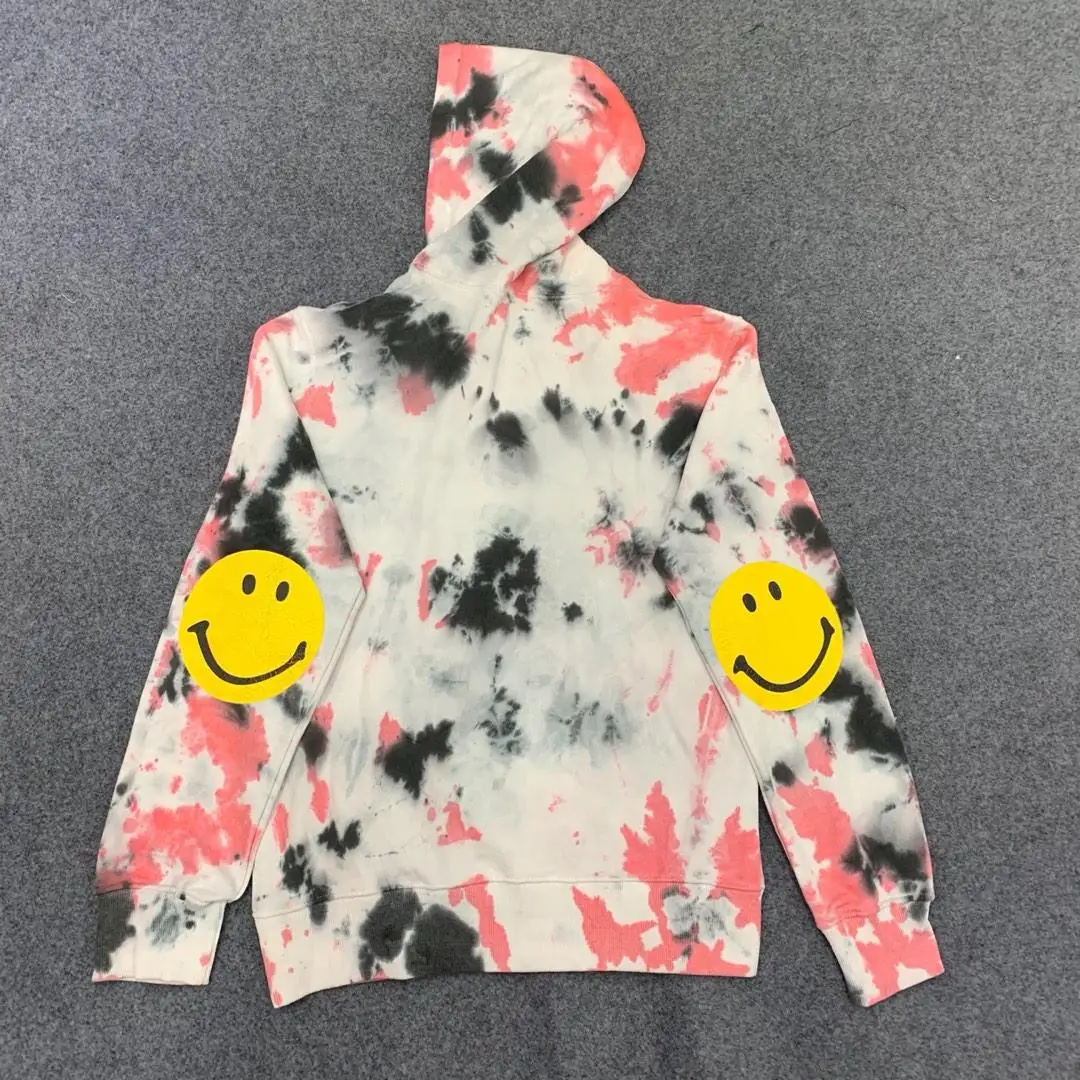 

Kanye West Hoodies smile tie dye 1:1 High Quality KIDS SEE GHOSTS ASAP Rocky CPFM W.W.C.D Sweatshirt cpfm Hoodies men women