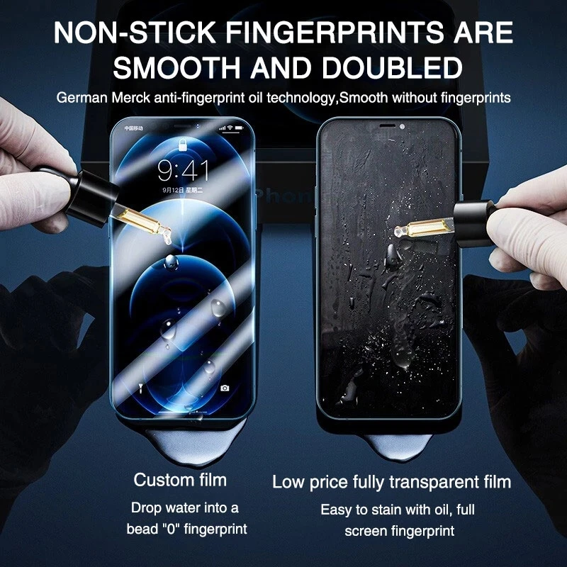 Ultra-Clear Hydrogel Screen Protector Film - Premium iPhone Protection, Pack of 3