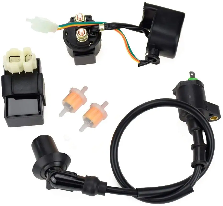 Hiaurs 6PIN AC CDI реле катушки зажигания топливные фильтры для tomберлина Crossfire 150R Spiderbox 150cc картинг запчасти GY6 150cc двигатель