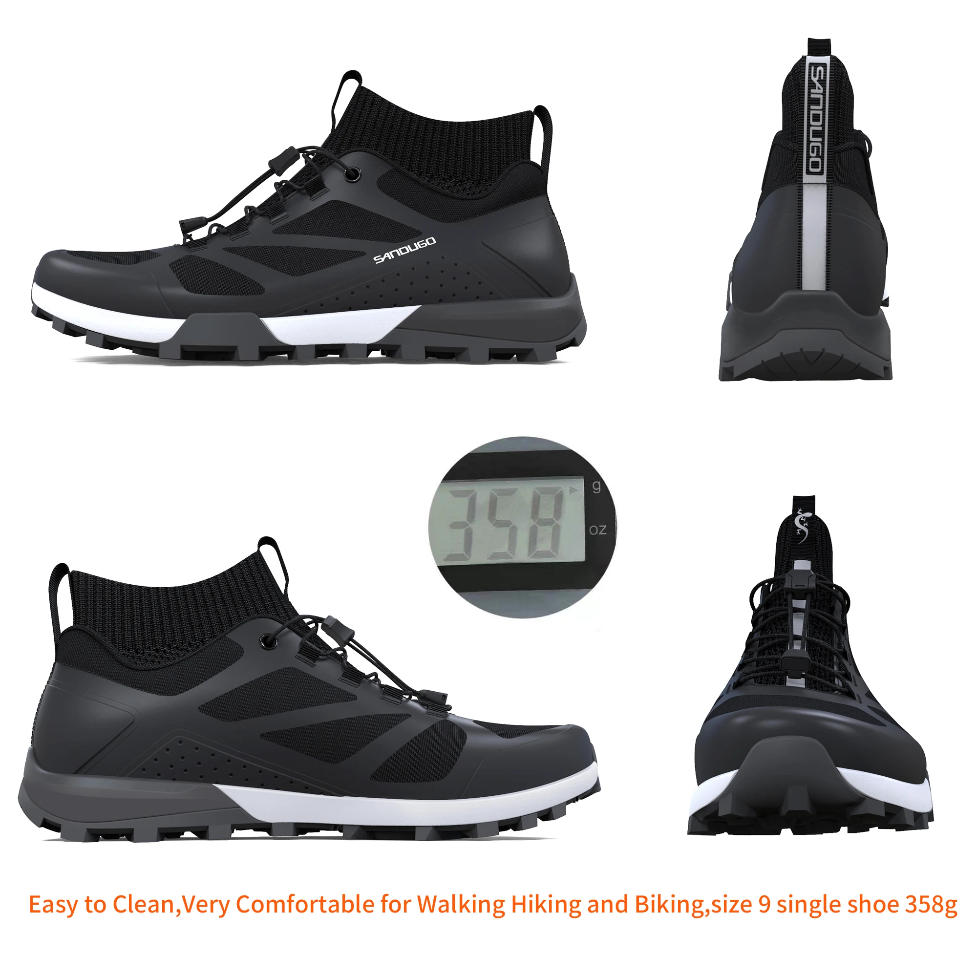 Cycling Shoes Men Mountain Bike Compatible All 2 Bolt