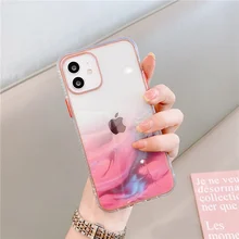 Luxury Plated Marble Glitter Clear Cover for iPhone 12 Pro Max XR X XS 7 8 Plus SE 2020 12 Mini 11 Pro Max Electroplated Cases