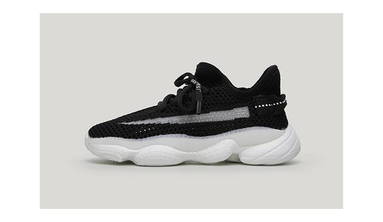 Sneaker2019 летняя новая детская сетчатая Резиновая Спортивная дышащая обувь для мальчиков и девочек Баскетбольная обувь Детская сетчатая обувь