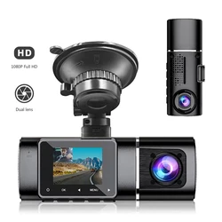 Caméra de tableau de bord 1080P à double miroir DVR pour véhicule, enregistreur vidéo avant et intérieur automatique, moniteur de stationnement pour Taxi 