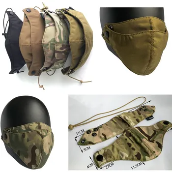 

Half Face Mask Tactical Protective Gear Camouflage Multicam Mask Training Cycling Masks Cordura Face Cover